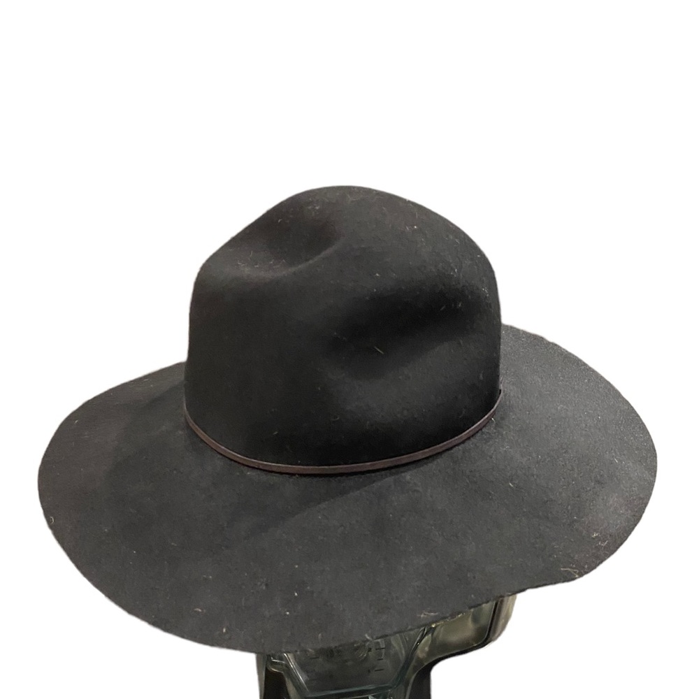 ASOS Vintage Black Hat 100% Wool Excellent Condition
